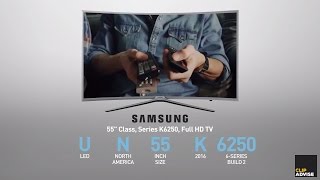 SAMSUNG UN55K6250  K6250  Curved Full HD TV  Specs TV Review SamsungTV [upl. by Alyssa]