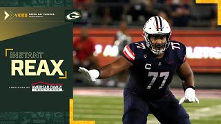 Instant Reax OL Jordan Morgan  2024 NFL Draft [upl. by Inglis]