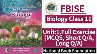 Class 11 Biology Unit 1 Complete Exercise  New Syllabus 2024LearnOnlineWithAnum [upl. by Amri]