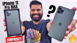 iPhone 11 Pro Max Unboxing amp First Look  The Real PRO  Surprise🔥🔥🔥 [upl. by Tneciv]