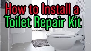 Home Improvement How to Install a Toilet Repair Kit [upl. by Nnaitsirk48]