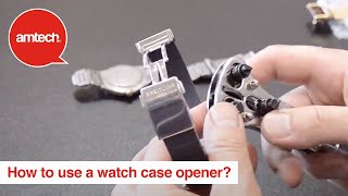 How To Use An Amtech Watch Case Opener [upl. by Llemert]