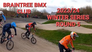 ITS RACE DAY RD 5 OF THE BRAINTREE BMX CLUB WINTER SERIES 202324 [upl. by Yrokcaz]