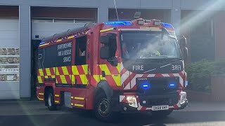 TWO TONES Hanley 1 Turnout  Staffordshire Fire amp Rescue Service [upl. by Noirred]