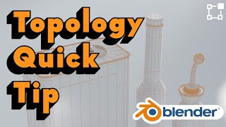 Topology Quick Tip  Blender Tutorial [upl. by Valer]