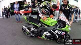 Nilox F60 action cam in SBK MagnyCours Preview Lap [upl. by Lisan]