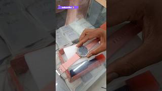 Smart watch screen protector firebolt pink colour silicon belt🔥ragu96 shorts viral watch trend [upl. by Annelak996]