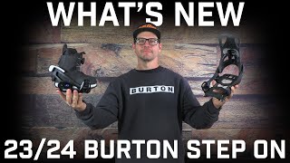 Whats New Burton Step On For The 2324 Season [upl. by Enaitsirk]