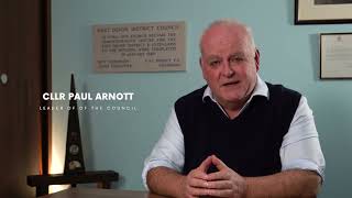 Councillor Paul Arnott explaining Cabinets Decision on Exmouth [upl. by Liuqa]