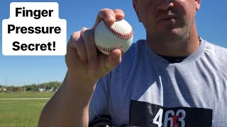 5 Pitches ⚾️ that will make hitters look stupid IF you grip them like THIS Finger Pressure Secret [upl. by Rosalba]