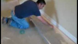 How to float a concrete floor before a hardwood floor installation [upl. by Tadich]