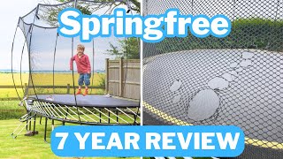 7 Year Springfree Trampoline Review  Are They Worth The Money 092 Large Oval [upl. by Eanad]