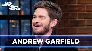 Andrew Garfield Was Terrified to Shave Florence Pughs Head for We Live in Time [upl. by Aneleve]