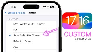 How to Set ANY Song as RINGTONE on iPhone Easiest Way [upl. by Salomone]