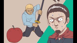 One Punch Man webcomic chapter 109 Fan Animation  King vs Atomic Samurai [upl. by Plate]