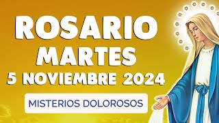 ROSARIO de HOY MARTES 🙏 SANTO ROSARIO CORTO Misterios Dolorosos 5 de NOVIEMBRE [upl. by Kellby668]