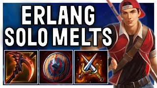 RIPPING THROUGH EVERYONE WITH THIS TECH  Erlang Shen Solo Ranked Conquest [upl. by Dottie]