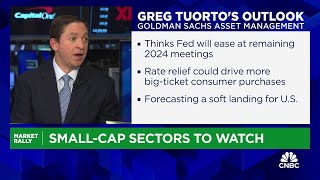 Goldman Sachs Greg Tuorto small caps are poised for powerful catchup trade [upl. by Wetzel]