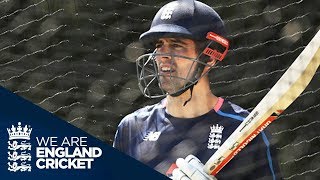 Train Like England Cook Malan and Stoneman In The Nets  The Ashes 201718 [upl. by Hakilam234]