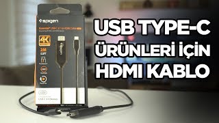 USB TypeC cihazlarınız için HDMI kablo  Spigen Essential C20CH [upl. by Kenneth]