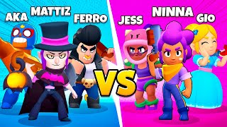 MASCHI vs FEMMINE su BRAWL STARS [upl. by Lucchesi]