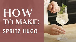 How to make a Hugo spritz cocktail [upl. by Avir]