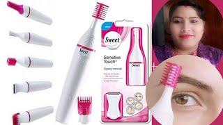 Sweet sensitive precision beauty styler hair remover hd  veet beauty trimmer dupe  hair removel [upl. by Carissa903]