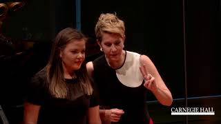 Joyce DiDonato Master Class January 2016 Mozart’s “Voi che sapete” from Le nozze di Figaro [upl. by Nanon480]