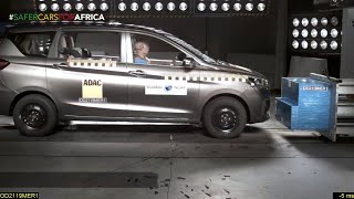 Maruti Suzuki Ertiga 2024 ultra slow motion CrashTest [upl. by Arob287]