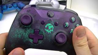 SEA OF THIEVES XBOX ONE WIRELESS CONTROLLER UNBOXING [upl. by Mori695]