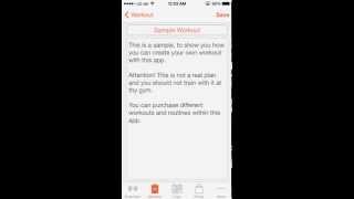 Fitness Point App Tutorial 2 Workouts [upl. by Methuselah]