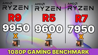 R9 9950X VS VS R5 9600X i9 14900K  Zen5 9950X Ryzen 9000 series benchmark [upl. by Bohrer]