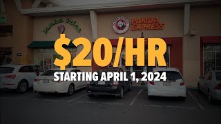 How California fastfood worker wage boost in 2024 will affect you [upl. by Aremihc]