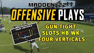 Best Man Press Beater From Gun Tight Slots HB Wk Formation  Four Verticals  Madden Tips and Plays [upl. by Nerte753]