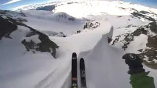 Ski descente de folie en couloir [upl. by Aihsema]