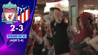 💥LIVERPOOL 2  3 ATLÉTICO DE MADRID  Reacción hinchas Liverpool  Octavos de final UCL  DIEGOL TV [upl. by Damarra]