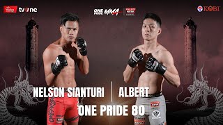 NELSON SIANTURI VS ALBERT  FULL FIGHT ONE PRIDE MMA 80 KING SIZE NEW 5 SEMARANG [upl. by Eriuqs874]