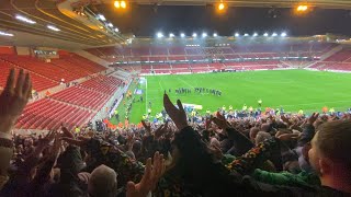 Burnley do the Icelandic Clap after Promotion vs Middlesbrough [upl. by Ellevart]