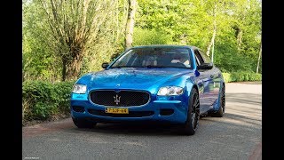 LOUDEST Maserati Quattroporte EVER start up revs amp accelerations [upl. by Ztnarf]