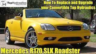 Mercedes R170 SLK  How To Replace The Convertible Top Hydraulic System  Chapter 1  Introduction [upl. by Airdnassac]