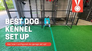 Best dog kennel set up [upl. by Ellerret669]