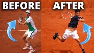 Dominic Thiem Tennis Forehand Evolution 20142020  Thiem Forehand Analysis [upl. by Eirek]