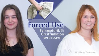 Ergotherapie für Zuhause Forced Use Training für Feinmotorik und Greiffunktion [upl. by Nelubez554]