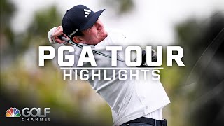 PGA Tour Highlights 2024 American Express Round 3  Golf Channel [upl. by Christiansen]