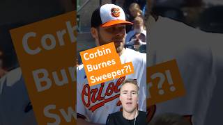 Corbin Burnes sweeper is BACK orioles mlb baseball [upl. by Akemit990]