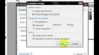 Comment réduire la taille dun document Office 2003 et supérieur avec images [upl. by Albion9]