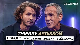 THIERRY ARDISSON NOUS DIT TOUT SUR SES 40 ANS DE CARRIÈRE la drogue les youtubeurs largent [upl. by Airetahs409]