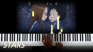 Karakai Jouzu no Takagisan Season 2 ED5  STARS Piano cover [upl. by Ahtanaram]