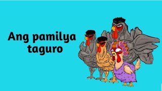 Manok na pula animation taguro family [upl. by Eimac749]