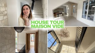 HOUSE TOUR maison vide APRÈS TRAVAUX  tribulationsdanais [upl. by Alvar]